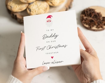 Daddy Christmas Card, Daddy Christmas Gift, Daddy First Christmas Card, First Christmas As My Daddy Gifts, Daddys First Christmas Card