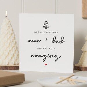 Biglietto di Natale per mamma e papà, biglietto di Natale per mamma e papà, biglietto di Natale per genitori, mamma e papà, biglietto di Natale per genitori, biglietto di Natale per genitori