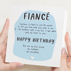 Cartão de aniversário do noivo, cartão de aniversário com poema do noivo para ele, cartão de aniversário para o noivo, feliz aniversário noivo, presente de aniversário do noivo, para ele