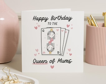 Mum Birthday Card, Birthday Card For Mum, Birthday Card Mum, Birthday Gift, Mum Birthday Gift For Her