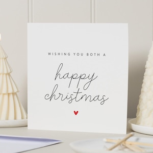 Sie beide Weihnachtskarten, spezielle Paar-Weihnachtskarte, Freunde-Weihnachtskarte, Weihnachtskarte-Paar, personalisierte Freunde-Weihnachtskarte