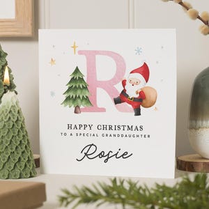 Weihnachtskarte meiner Enkelin, Weihnachtskarten der Enkelin, Baby-Weihnachtskarte, Weihnachtskarte Tochter, für Kleinkind-Weihnachtskarte