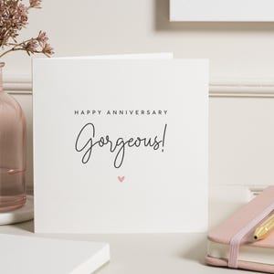Anniversary Card for Her, Happy Anniversary Card, Romantic Anniversary Card, Card for Wife, Card for Girlfriend, Card for Partner