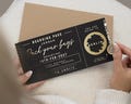 Scratch To Reveal, Boarding Pass Scratch Card, Holiday Scratch Card, Holiday Reveal, Plane Ticket, Flight Ticket, Surprise Trip Reveal Gift product logo
