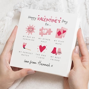 Carte de Saint Valentin pour lui, carte de Saint Valentin mari, cadeaux de Saint Valentin pour lui, carte de Saint Valentin pour petit ami, carte de Saint Valentin fiancé