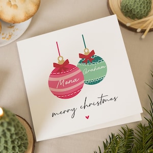 Speciale kerstkaart voor koppels, kerstkaart voor jullie allebei, kerstkaart paar, kerstkaart vrienden, voor stel, kerstkaart vriend