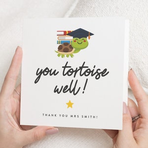 Carte de remerciement drôle de professeur, carte de remerciement de jeu de mots pour professeur, carte de professeur personnalisée, carte de fin d'école professeur, cadeau