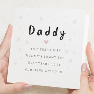 Biglietto per la festa del papà dalla pancia, biglietto per papà, biglietto carino per la festa del papà, biglietto per la festa del papà per papà, biglietto dalla pancia, primo biglietto per la festa del papà