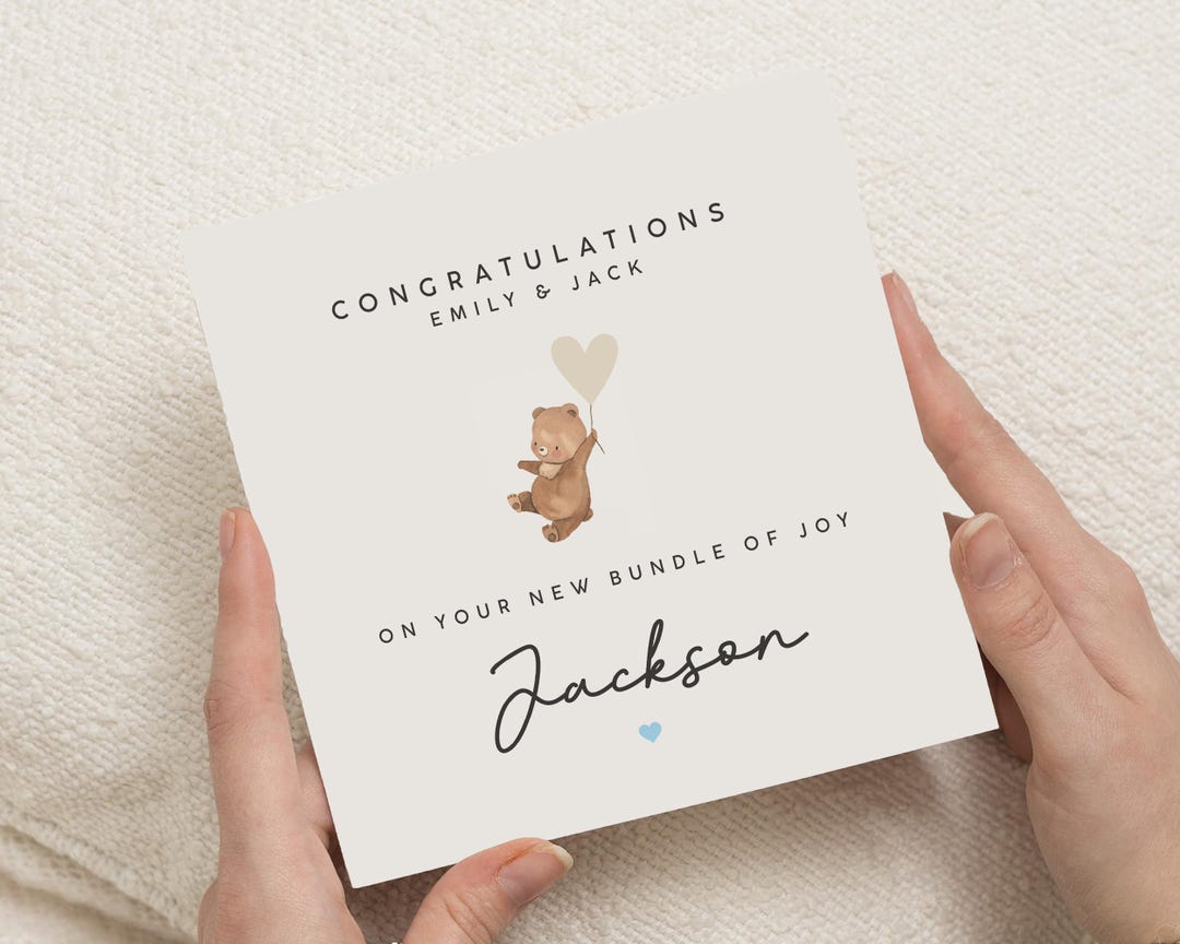 New Parents Card, Congratulations On Becoming Mummy and Daddy, New Baby