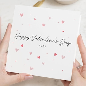 Joyeuse Saint-Valentin cadeau pour elle, cadeaux pour petit ami, cadeau Saint-Valentin pour lui, carte de Saint-Valentin, carte de voeux de la Saint-Valentin pour femme