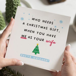 Cartão de Natal para marido, Cartão de Natal para marido, Cartão de Natal engraçado para marido, Cartão de Natal para marido, Cartão de Feliz Natal para presente de marido