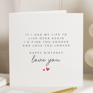 Carte d'anniversaire petit ami, carte d'anniversaire pour lui, carte d'anniversaire mari, carte d'anniversaire petite amie, carte d'anniversaire pour elle, carte d'anniversaire amour