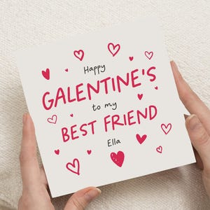 Galentines Tageskarte, Galentines-Karte für Bestie, Galentines-Geschenk, Freund Galentines-Karte, Palentines-Tageskarte, Galentines-Tag, Valentinstag