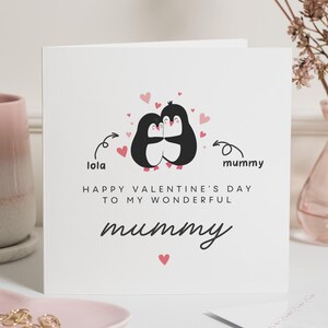Mama-Valentinstagskarte, Valentinstagskarte für Mama, Mama-Valentinstagskarte, Valentinstaggeschenk für Mama, glücklichem Valentinstag Mamageschenk, Mama Bestie Karte