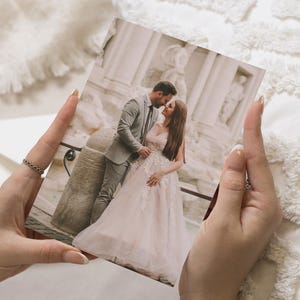Personalisierte Danksagungskarten Hochzeit, Postkarte Hochzeit Dankeskarten mit Foto, Gefaltete Dankeskarten, Dankeskarten für die Hochzeit