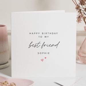 Beste Freundin Geburtstagskarte, Geburtstagskarte für den besten Freund, Bestie Geburtstagskarte, Geburtstagskarten für sie, für immer Freundkarte, Bestie Geschenk