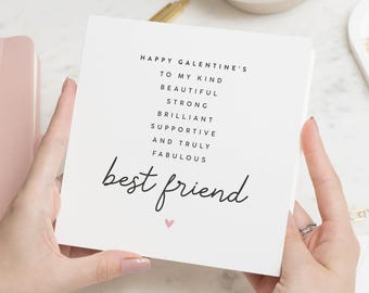 Galentines Day Card, Galentines Card For Best Friend, Galentines Gift, Friend Galentines Card, Bestie Card, Galentines Day, Valentines