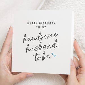 Tarjeta de cumpleaños para un guapo futuro esposo, tarjeta de cumpleaños para un casi esposo, tarjeta de cumpleaños para un prometido, feliz cumpleaños para un prometido, regalo de cumpleaños para un prometido