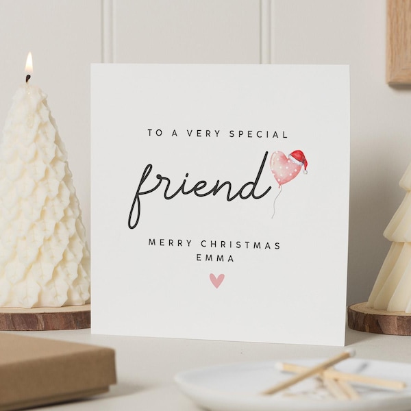 Cartão de Natal para Amigo, Cartão de Natal para Amigo Especial, Cartão de Natal para Melhor Amigo, Cartão de Natal para Amigo, Cartão de Natal para Amigo, Presente para Amigo