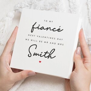 Carte de Saint-Valentin fiancé, carte de Saint-Valentin futur mari, cadeaux de Saint-Valentin pour lui, carte de Saint-Valentin fiancé, futur mari carte de Saint-Valentin
