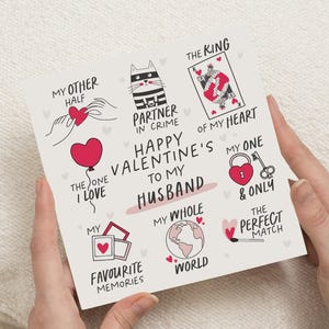 Carte Saint-Valentin mari, carte Saint-Valentin pour mari, cadeau Saint-Valentin pour lui, carte Saint-Valentin mari, cartes Saint-Valentin mari pour lui