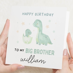 Carte d'anniversaire grand frère, carte d'anniversaire frère, meilleure carte d'anniversaire grand frère, cadeau d'anniversaire grand frère personnalisé, carte grand frère encore