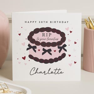 RIP pour vos 20 ans, carte d'anniversaire pour un ami de 30 ans, carte d'anniversaire pour 30 ans Bestie, cadeau de 30 ans pour soeur, carte d'anniversaire pour 30 ans, meilleur ami