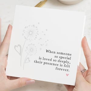 Tarjeta de condolencias, tarjeta de "pensando en ti" para un amigo, tarjeta de duelo, tarjeta de condolencias, regalo de condolencias, regalo de "pensando en ti", lo siento por tu pérdida