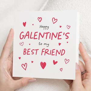 Galentines Tageskarte, Galentines-Karte für Bestie, Galentines-Geschenk, Freund Galentines-Karte, Palentines-Tageskarte, Galentines-Tag, Valentinstag