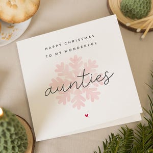 Tanten Weihnachtskarte, Tante und Tante Weihnachtskarte, Tante und Tante Weihnachtskarte, Tante Weihnachtskarte, Weihnachtskarten für Tanten