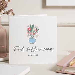 Kaart snel beter worden voor vriend, beterschapskaart, operatie beterschap, kaart ziekenhuisverblijf, beterschapscadeau, bloemen beterschap