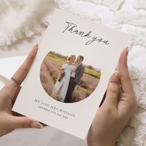 Cartes de remerciement personnalisées, Cartes de remerciement avec photo de mariage, Cartes de remerciement personnalisées pour mariage, Cartes de remerciement postales pour mariage