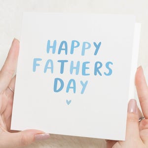 Fathers Day Card, Fathers Day Card from Daughter, Fathers Day Card from Son, Simple Fathers Day Card, Card for Dad