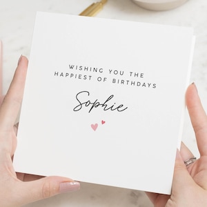 Cartão de aniversário para amiga, cartão de feliz aniversário, cartão de aniversário para melhor amiga, presente de aniversário para amiga, para ela, cartão de aniversário personalizado para mulher