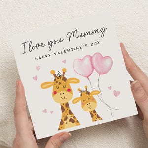 Carte de Saint-Valentin maman, carte de Saint-Valentin pour maman, carte de Saint-Valentin maman, cadeau de la Saint-Valentin maman, Saint-Valentin pour maman, cartes de maman pour la Saint-Valentin