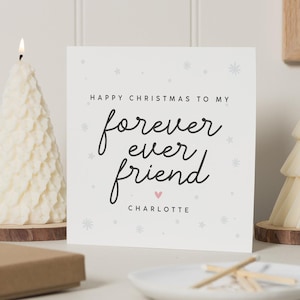 Carte de Noël pour ami, Carte de Noël pour ami spécial, Carte de Noël pour ami, Carte de Noël meilleur ami, Carte de Noël pour ami, Cadeau pour ami