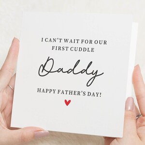 Vatertagskarte von Bump, erste Vatertagskarte, Daddy zu sein Karte, Vatertagskarte für Papa, süße Vatertagskarte, erste Kuschelkarte