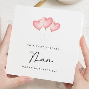 Biglietto per la festa della mamma di Nan, biglietti per la festa della mamma per Nan, auguri per la festa della mamma nonna, biglietto per la festa della mamma nonna, per Nan, Nana, regalo per la festa della mamma Nan