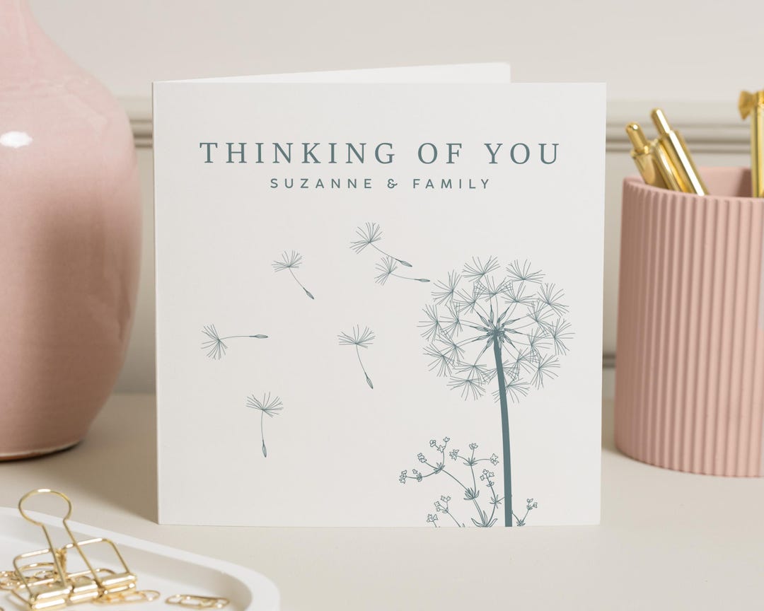 Thinking of You Card, Bereavement Card, Sorry for Your Loss Card, for ...