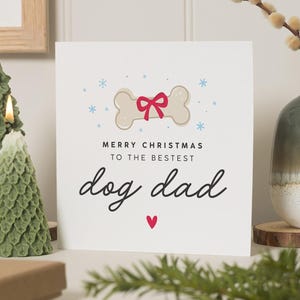 Hund Papa Weihnachtskarte, Weihnachtskarte vom Hund, Hund Weihnachtskarte, Frohe Weihnachten vom Hund, Hund Papa Geschenk, von Hunden, Hund Papa Geschenk