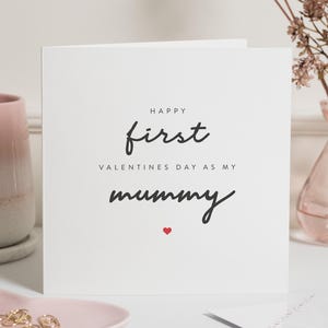 Primeiro Dia dos Namorados Mamãe, Cartão de Dia dos Namorados para Mamãe, Cartão de Dia dos Namorados Mamãe, Presente de Dia dos Namorados, Dia dos Namorados para Mamãe, Cartões de Mamãe para Dia dos Namorados