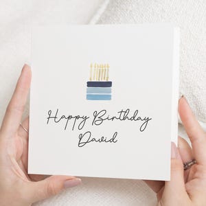 Cartes d'anniversaire pour homme, carte de gâteau d'anniversaire, carte de joyeux anniversaire de petit-fils, carte d'anniversaire de fils, carte d'anniversaire pour neveu, carte d'anniversaire pour lui