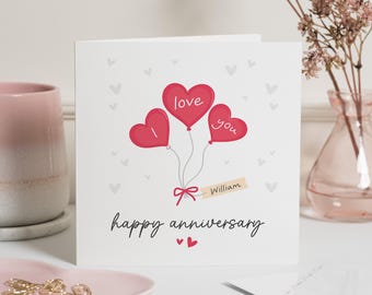 Carte d'anniversaire, Cartes d'amour, Carte de joyeux anniversaire, Carte d'anniversaire personnalisée pour lui, Carte d'anniversaire de mari, Femme, Petit ami