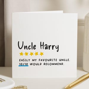 Cartão de aniversário do tio, cartão de aniversário personalizado para o tio, feliz aniversário tio, cartão de aniversário engraçado do tio, presente de aniversário do tio, melhor tio