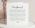 Husband Valentines Card, Valentines Card For Husband, Valentines Gift For Him, Valentine Card Husband, Husband Valentines Cards For Him