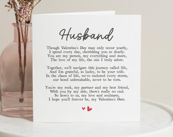 Carte Saint-Valentin mari, carte Saint-Valentin pour mari, cadeau Saint-Valentin pour lui, carte Saint-Valentin mari, cartes Saint-Valentin mari pour lui