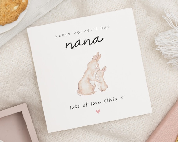 Nana Mothers Day Card, Mother's Day Cards For Nana, Happy Mother's Day Grandma, Grandma Mother's Day, Mothers Day Card For Nan, For Her