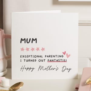 Divertente biglietto per la festa della mamma, biglietti per la festa della mamma per la mamma, biglietto di auguri per la festa della mamma, divertente biglietto per la festa della mamma, regalo per la mamma per lei
