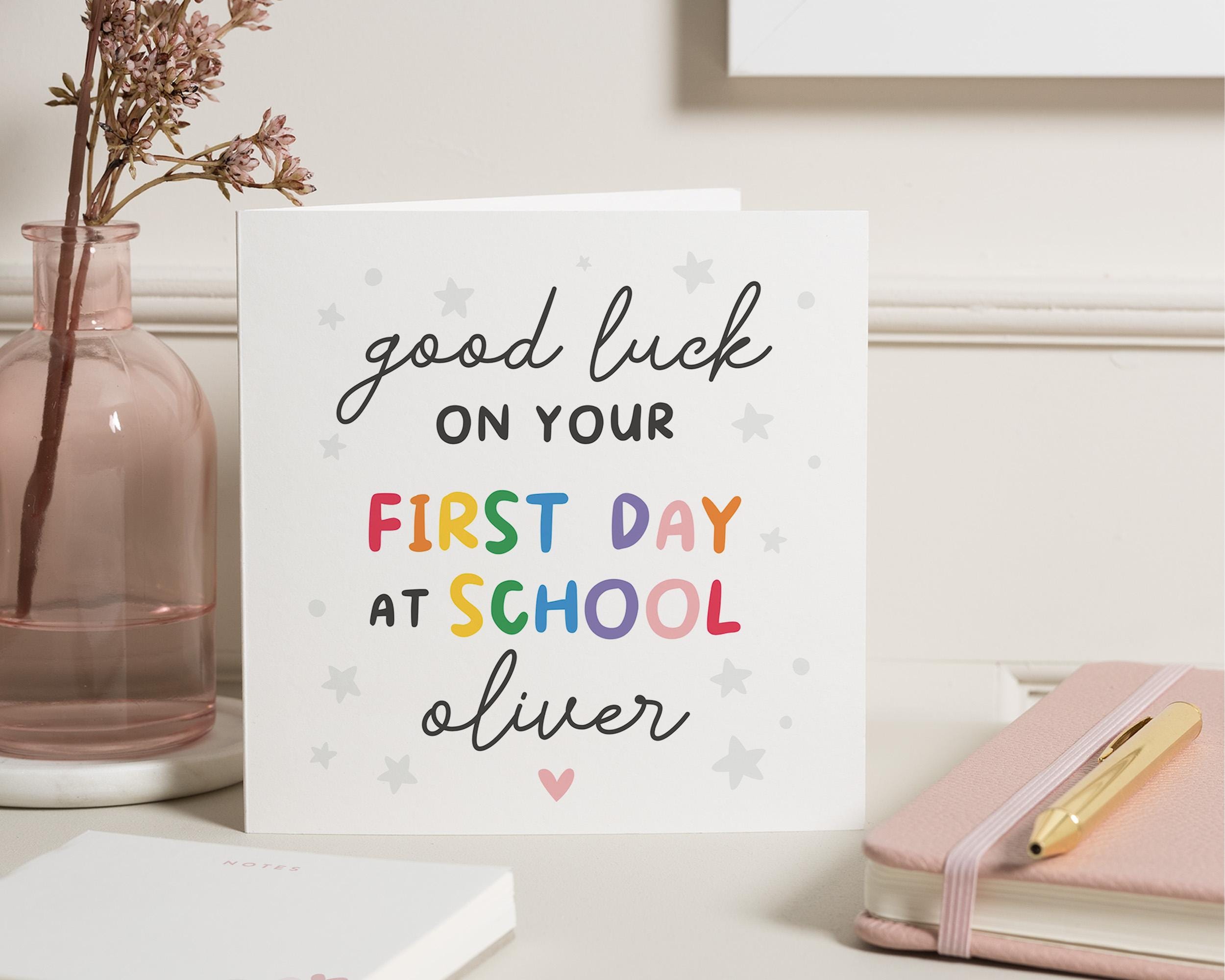 Rachel Ellen First Day At School Boys Card| Gifts Handpicked