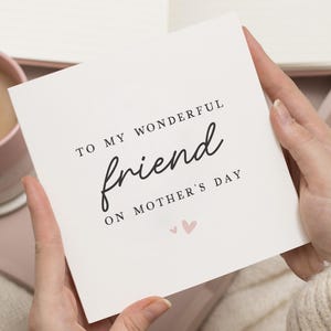 Cartão de Dia das Mães para Amiga, Feliz Dia das Mães Amiga, Presentes de Dia das Mães para Amiga, Cartões de Dia das Mães para Amiga, Cartão de Dia das Mães para Melhor Amiga
